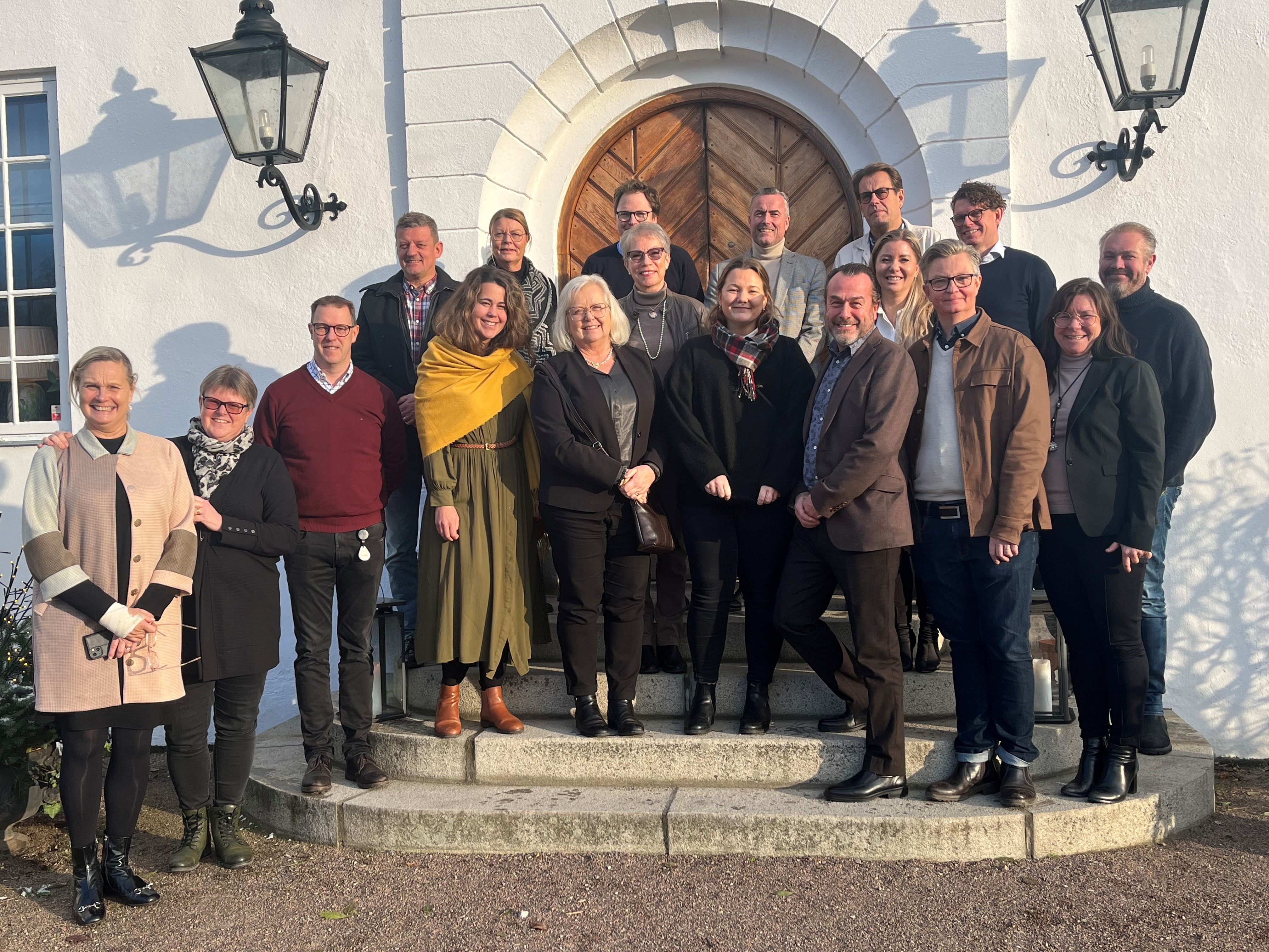 I år träffades företrädare för kommunen och de olika sponsorföretagen på Ellinge slott för att summera dagarna, utvärdera och utveckla kommande års evenemang.
