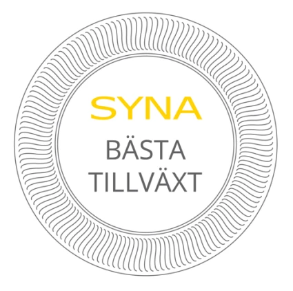 Syna logga bästa tillväxt