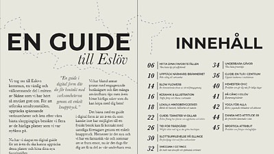 Nytt upplevelsemagasin – en guide till Eslöv!