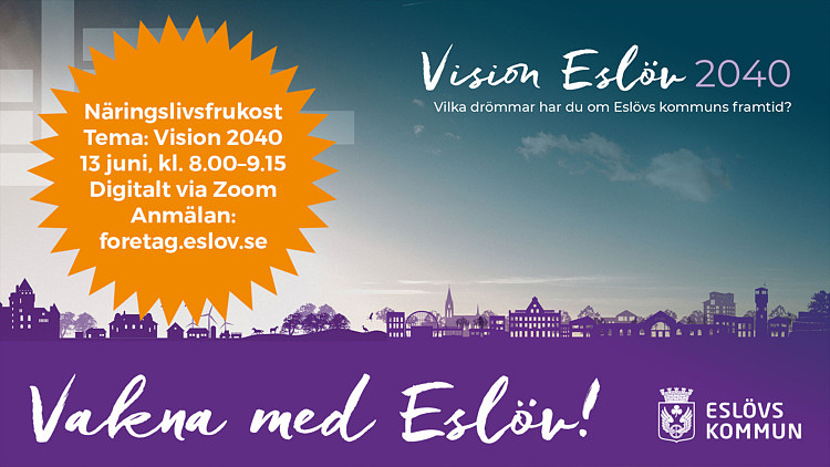 Vakna med Eslöv – näringslivsfrukost 13 juni